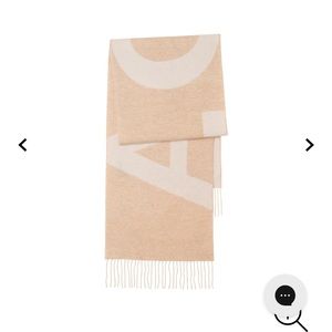 A.P.C scarf with logo